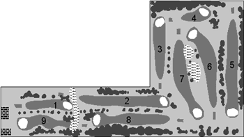 Auburn Country Club Course Map