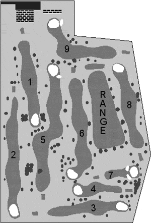 Oskkosh Country Club Course Map