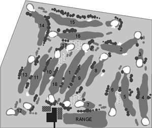 Scottsbluff Country Club Course Map
