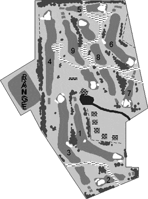 Seward Country Club Course Map