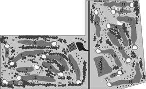 Wayne Country Club Course Map